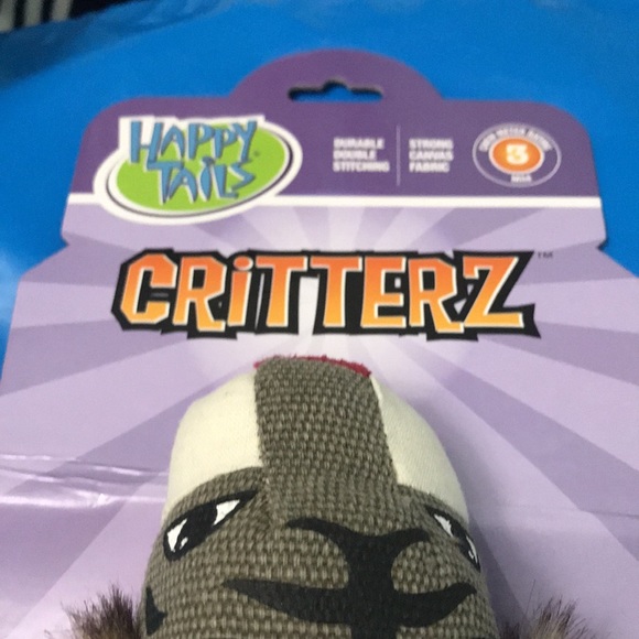 Happy Tails Critterz TIGER Adventure Plush Dog Toy NEW - Picture 2 of 7